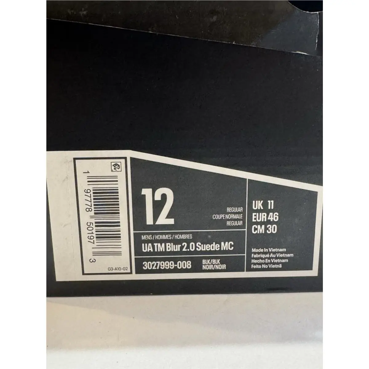 Under Armour shoes - Under Armour Blur Smoke MC - 3027999-008 - Black 20