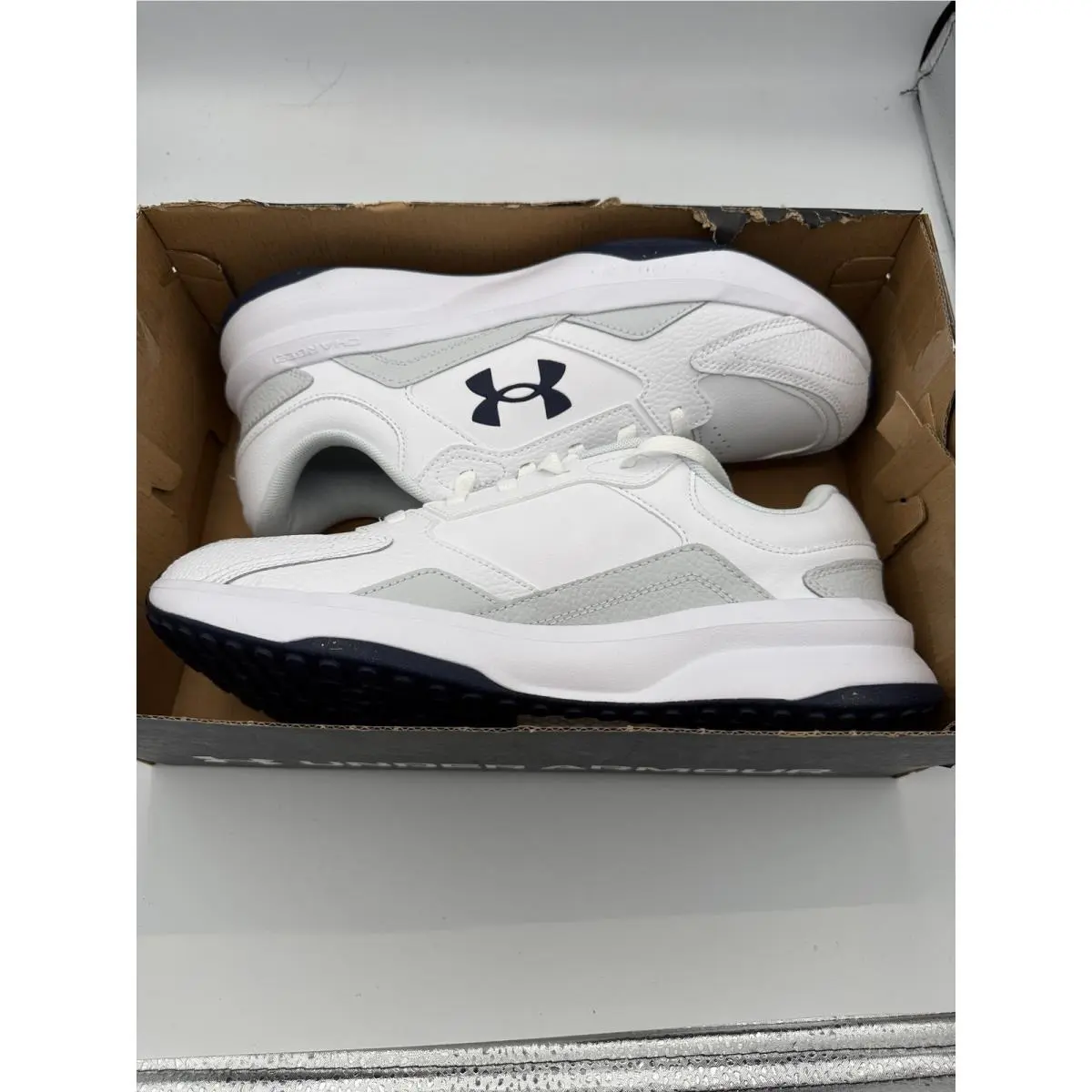 Under Armour shoes - UA Edge LTHR - Edge LTHR - White 5