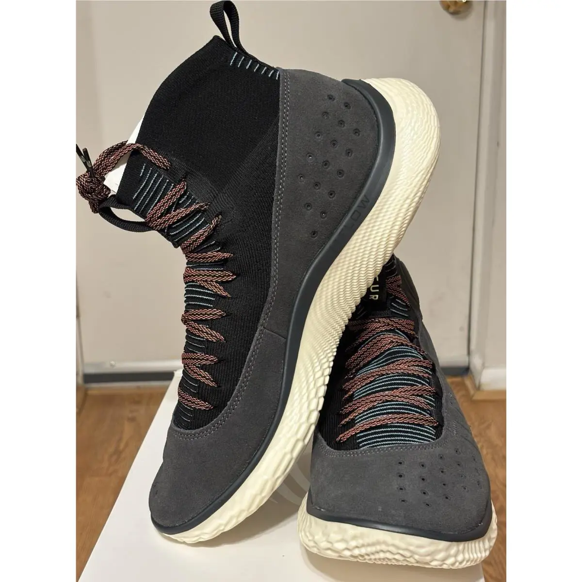 Under Armour shoes - Under Armour Curry 4 FloTro - 3024861-101 - Black 5