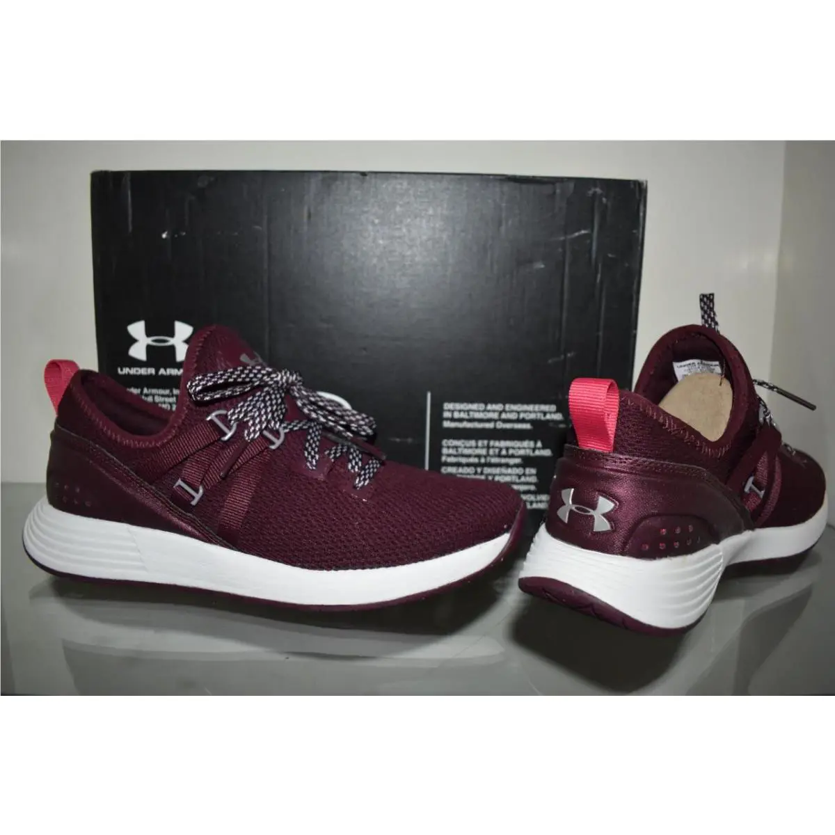 Under Armour shoes - Under Armour Breathe - Breathe - 3021335 500 - Maroon (UPC: 192564914135) 1