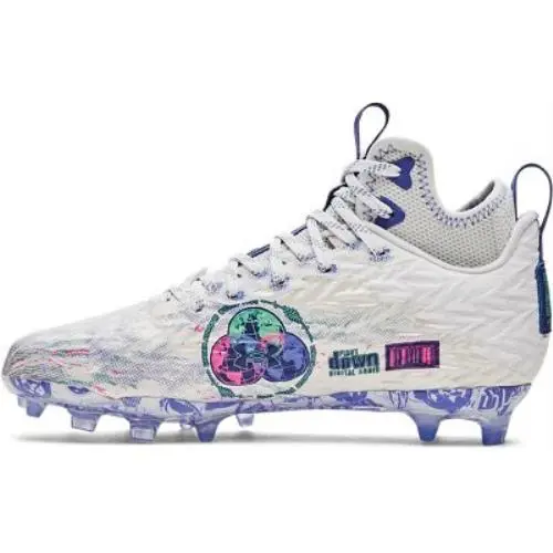 Under Armour shoes - WHITE-BAJA BLUE-WHITE (UPC: 196040613239) 1