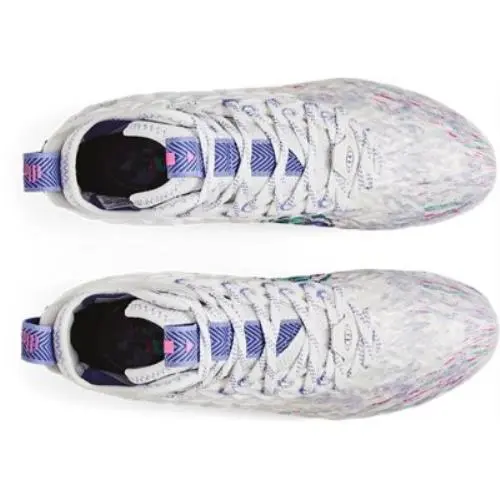 Under Armour shoes - WHITE-BAJA BLUE-WHITE (UPC: 196040613239) 2