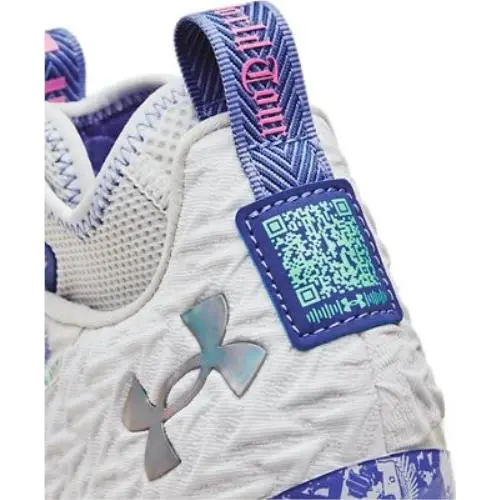 Under Armour shoes - WHITE-BAJA BLUE-WHITE (UPC: 196040613239) 0