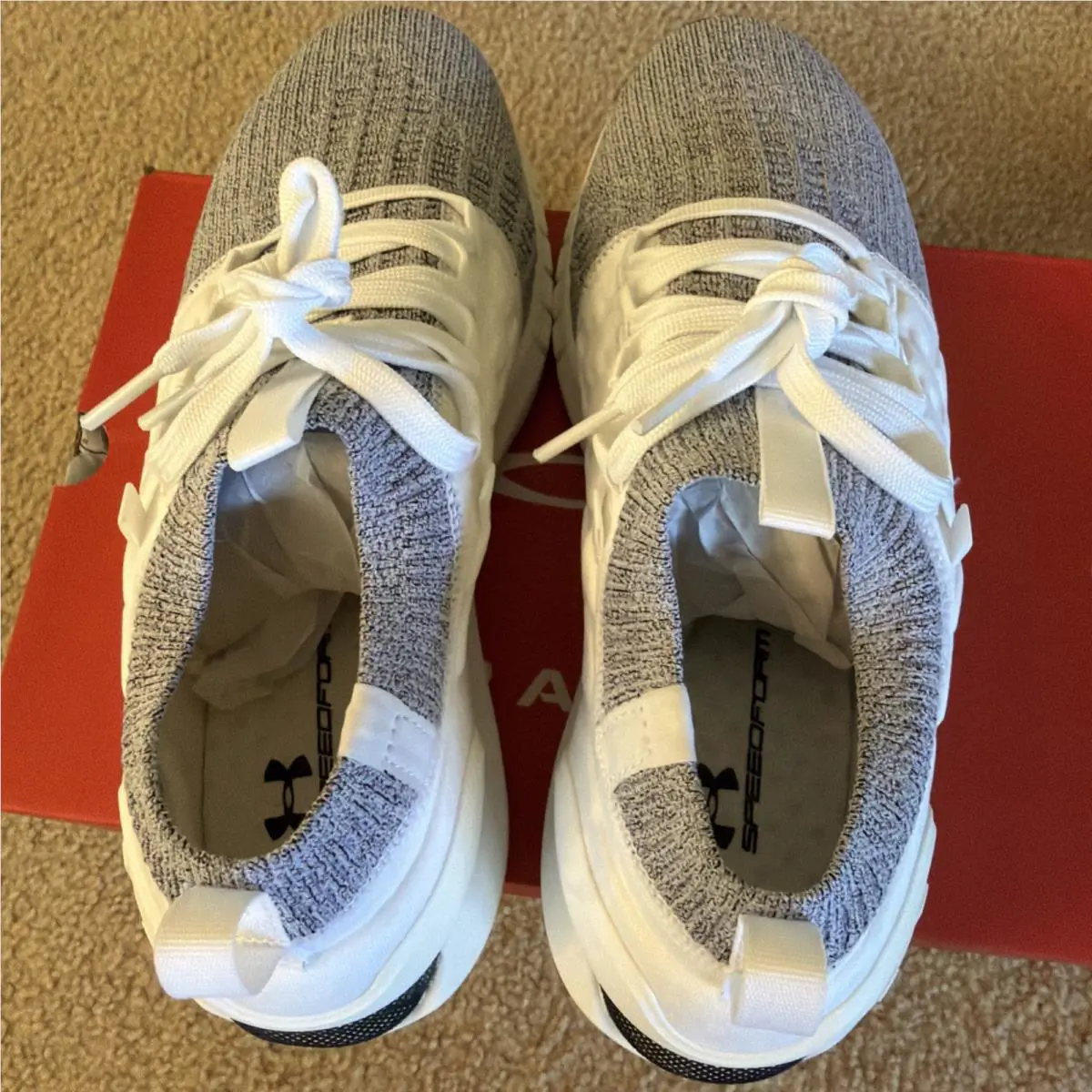 Under Armour shoes - HOVR Phantom 1 White Metallic - 3028384-101 - White 4