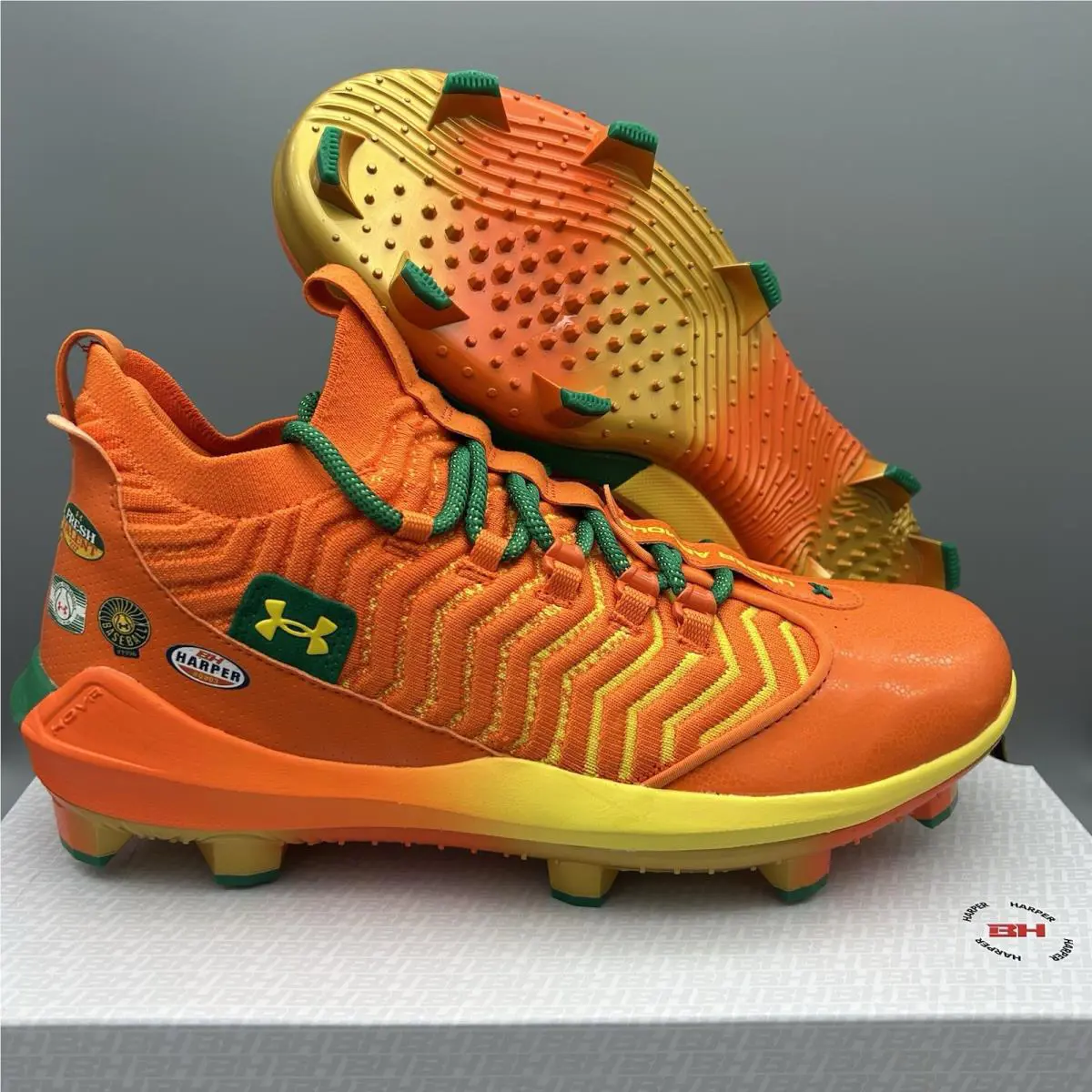Under Armour Harper 9 Pro Tpu Juice Pack Cleats 3028410-800 Men’s Size 11.5