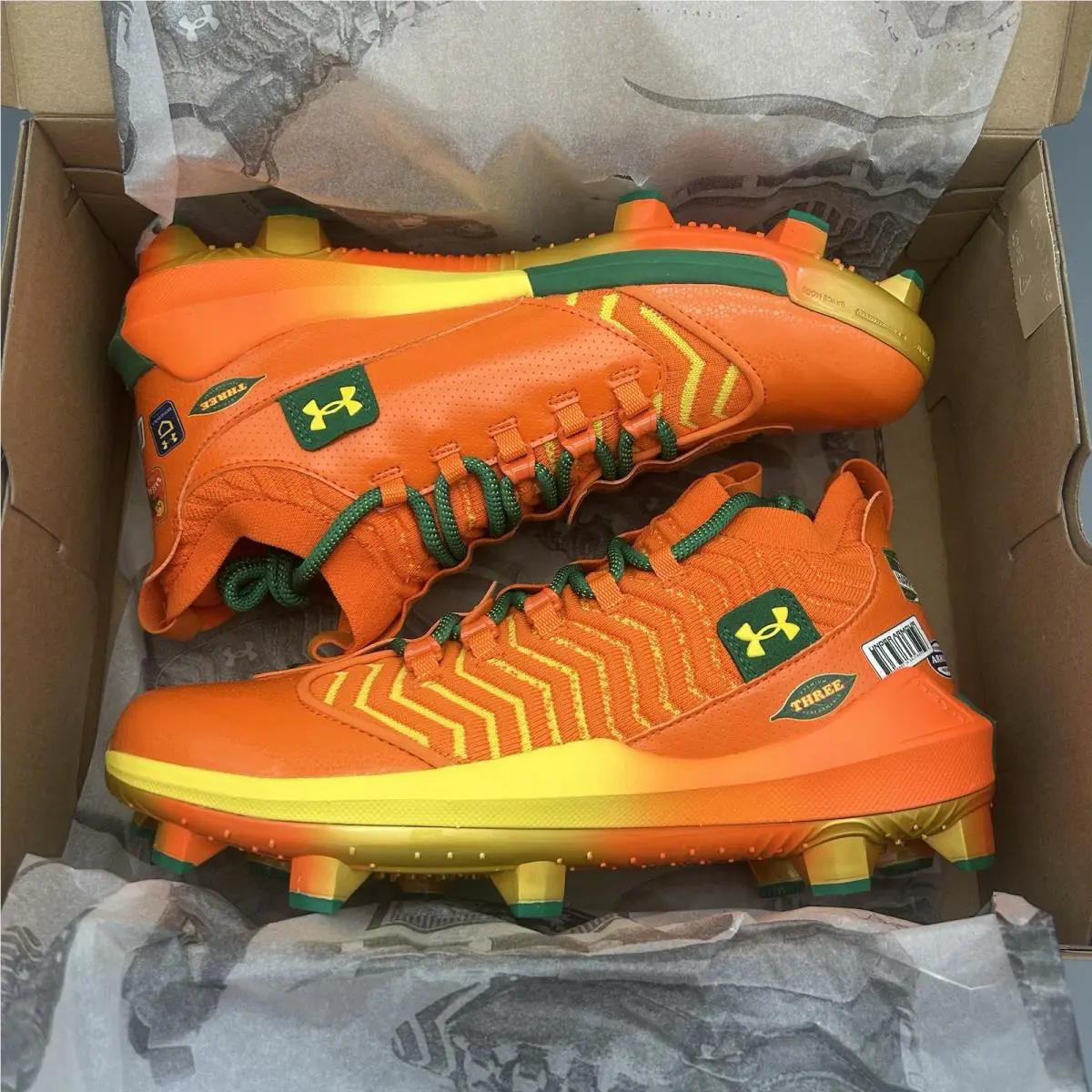 Under Armour shoes - Under Armour Harper 9 Pro TPU - 3028410-800 - Orange 13