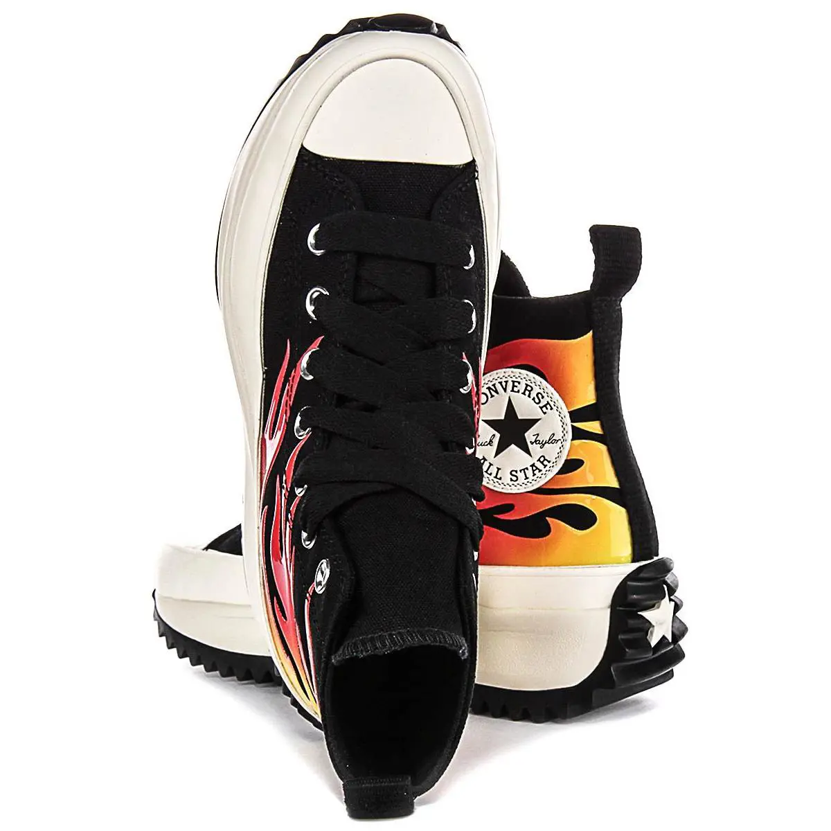 Converse shoes - BLACK RED 2