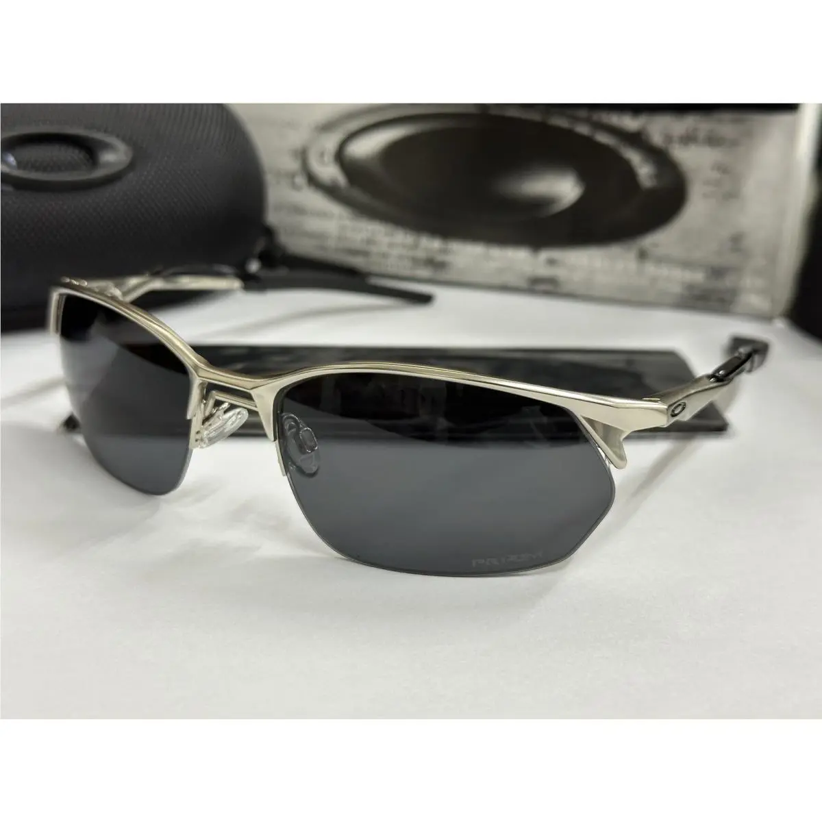 Sunglasses Wire Tap 2.0 OO4145 Sunglasses Glasses Sports Outdoor Prizm Silver+Grey by Oakley