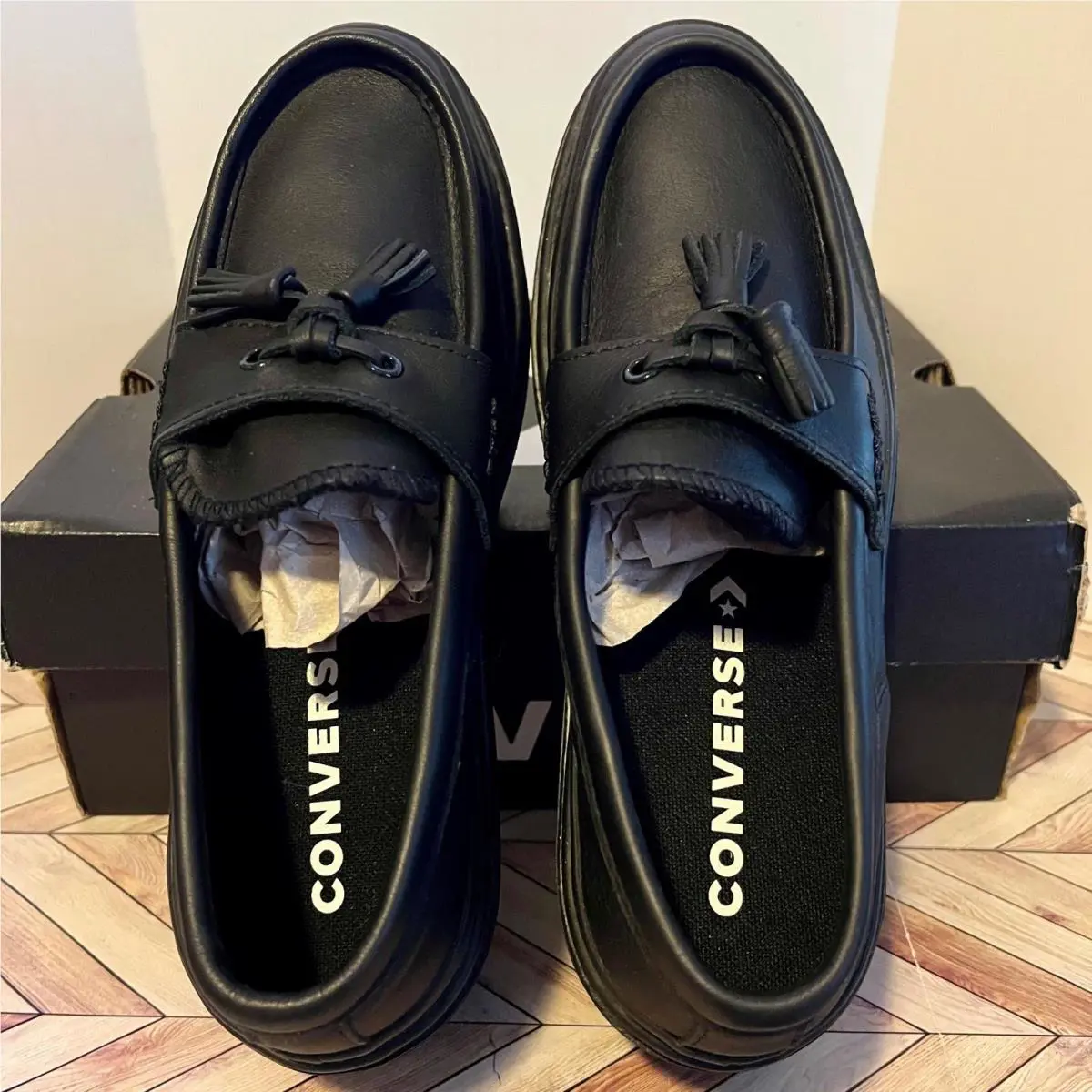 Converse shoes - CTAS Lugged Heel Loafer OX - A14707C - Black (UPC: 194435404592) 2