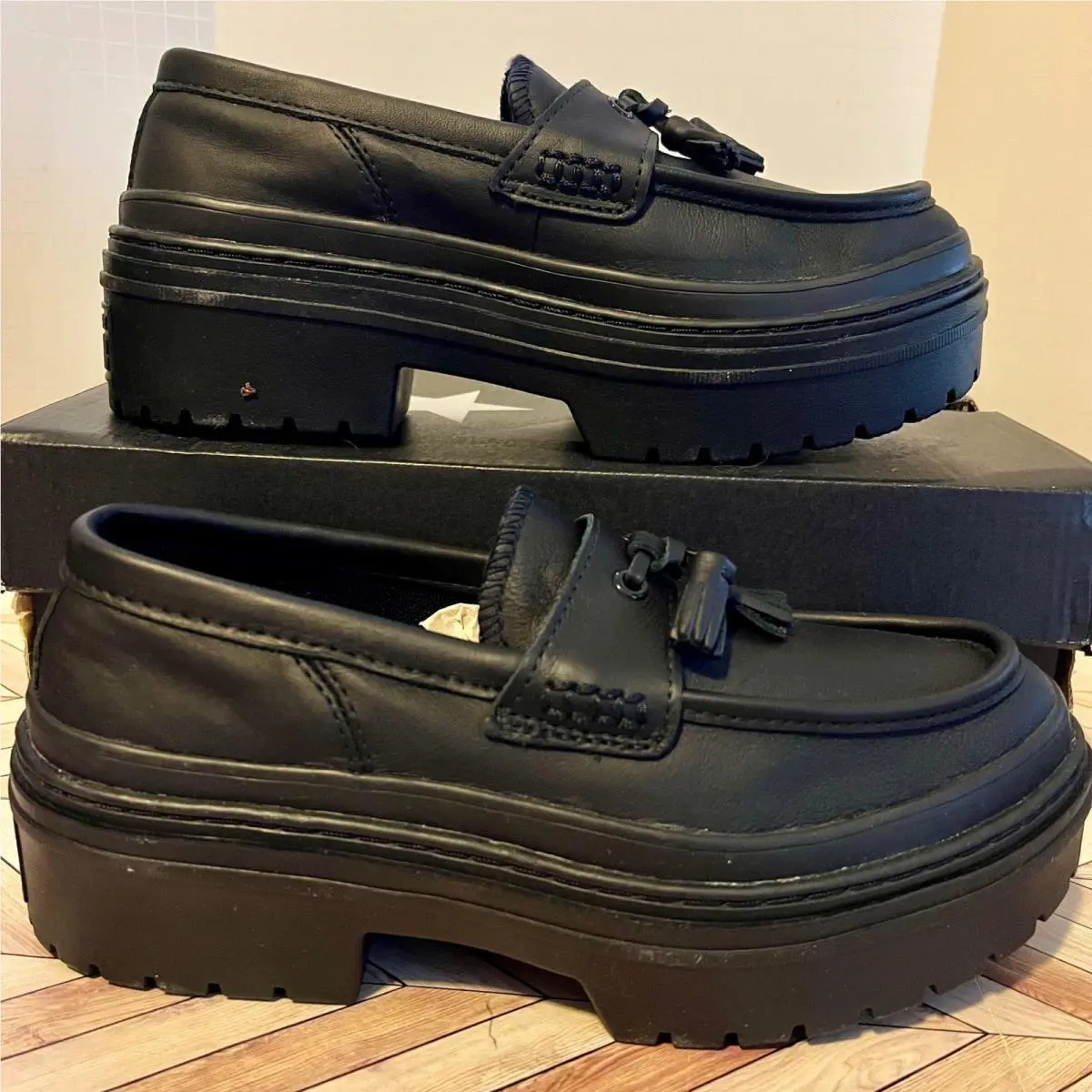 Converse shoes - CTAS Lugged Heel Loafer OX - A14707C - Black (UPC: 194435404592) 0