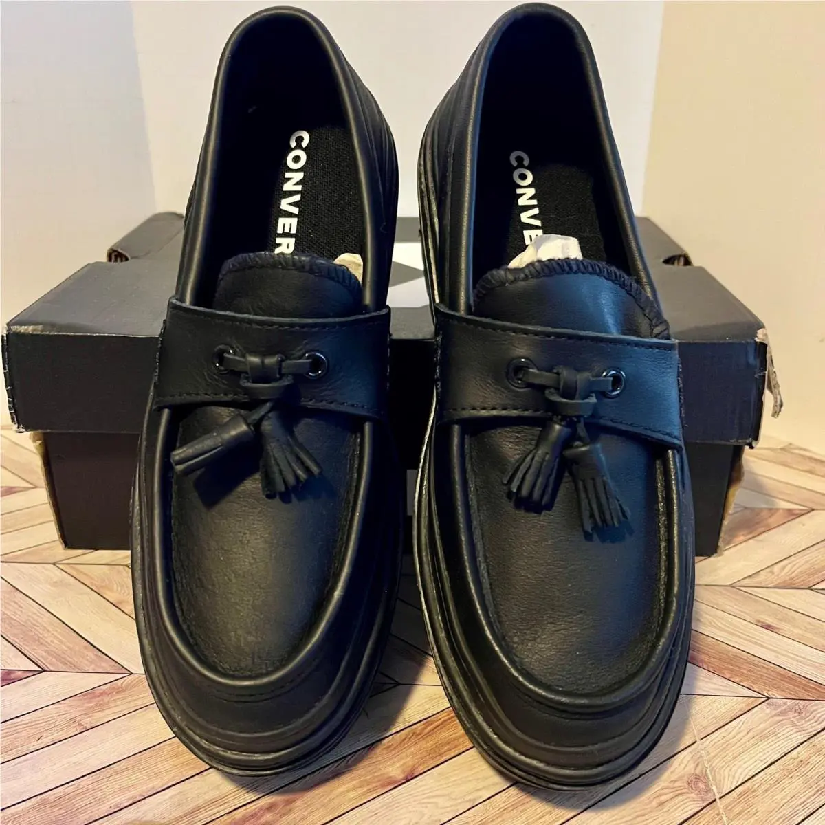 Converse shoes - CTAS Lugged Heel Loafer OX - A14707C - Black (UPC: 194435404592) 1