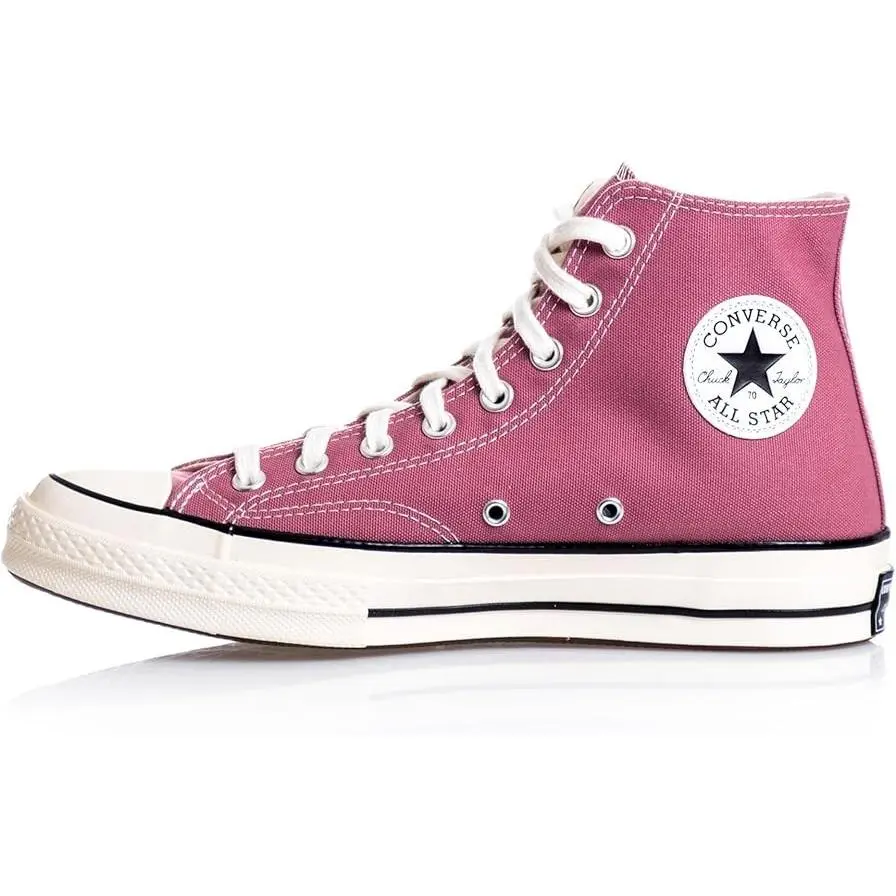 Converse Chuck 70 Hi Unisex Sneakers Pink Aura Egret Black Size 9.5