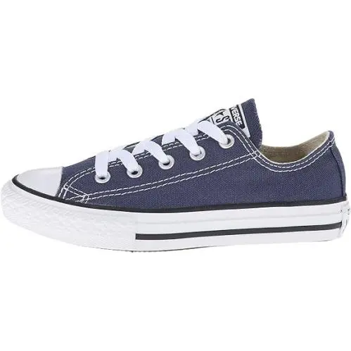 Converse Low Top Sneakers Navy Unisex Men’s 9 Women’s 11 Canvas Shoes - Navy