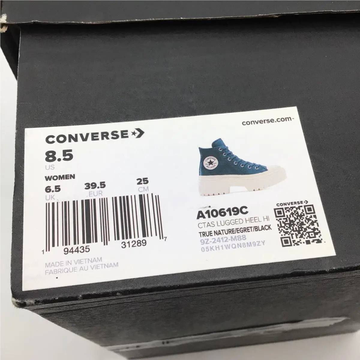 Converse shoes - CTAS Lugged Heel Hi - CTAS Lugged Heel - Blue 4