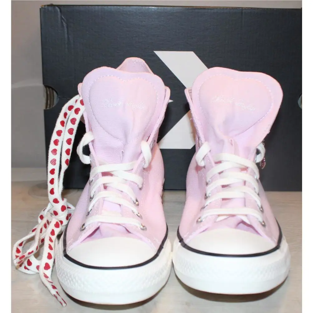 Converse shoes - Converse Chuck Taylor All Star High Top - HEARTS - Pink 1