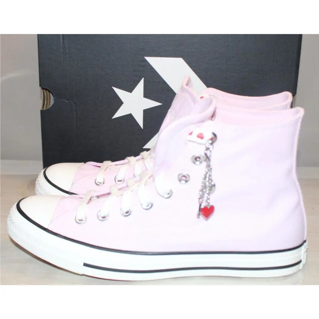 Converse shoes - Converse Chuck Taylor All Star High Top - HEARTS - Pink 5