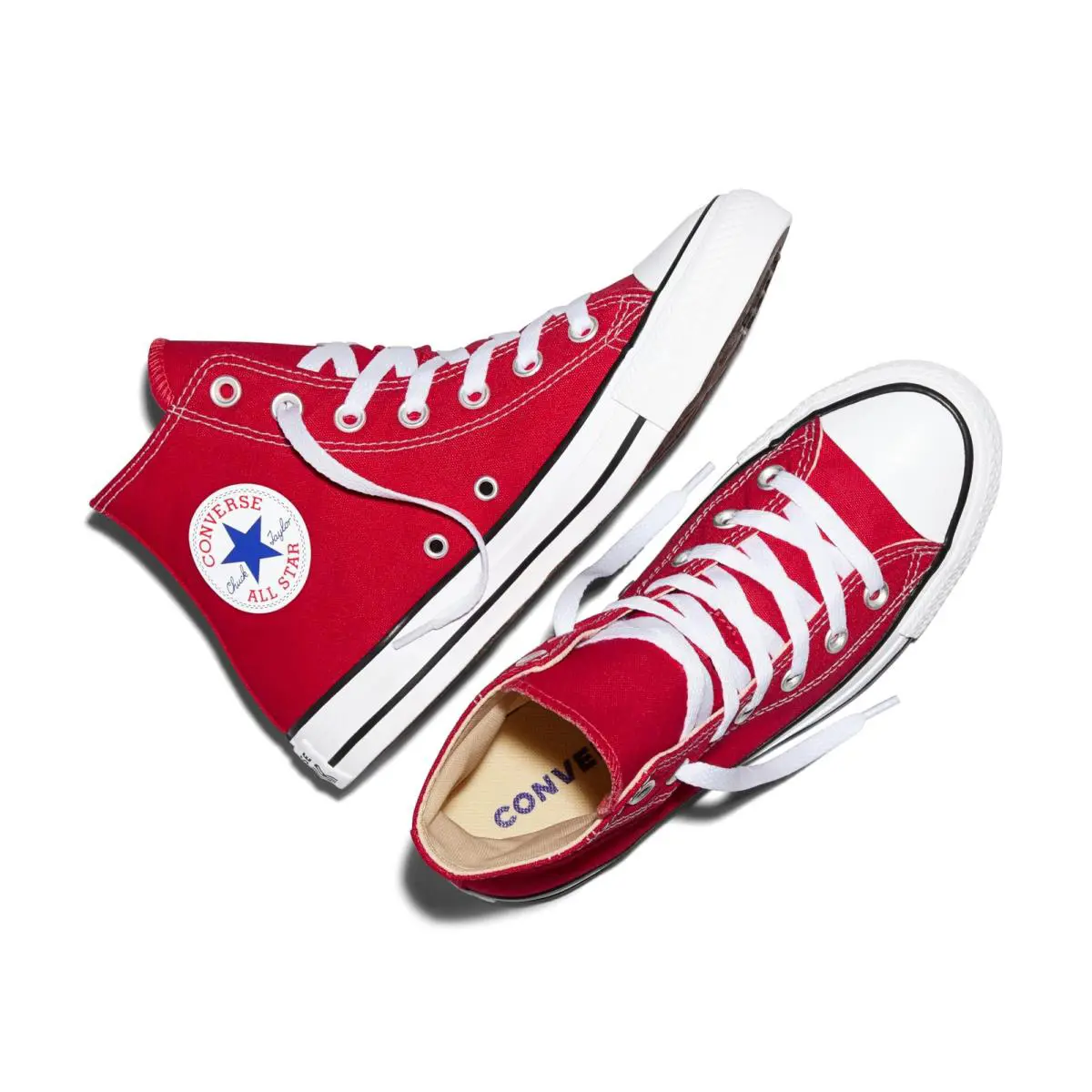 Converse shoes - Chuck Taylor All Star Canvas High Top - Red, Lens: White (UPC: 888754004860) 2