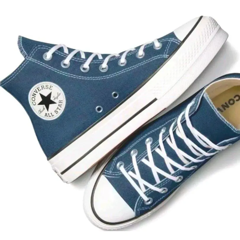 Size 9 - Converse Chuck Taylor All Star Lift Platform High Women Blue - Blue