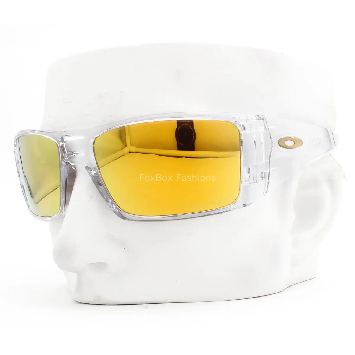 Heliostat Sunglasses Clear Prizm 24K Gold Polarized OO9231-3761 W/pouch by Oakley