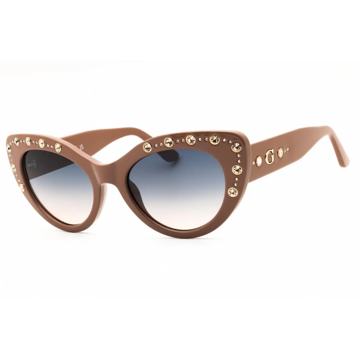 GU00163 57W Shiny Beige/blue Gradient 54-20-140 Sunglasses by Guess
