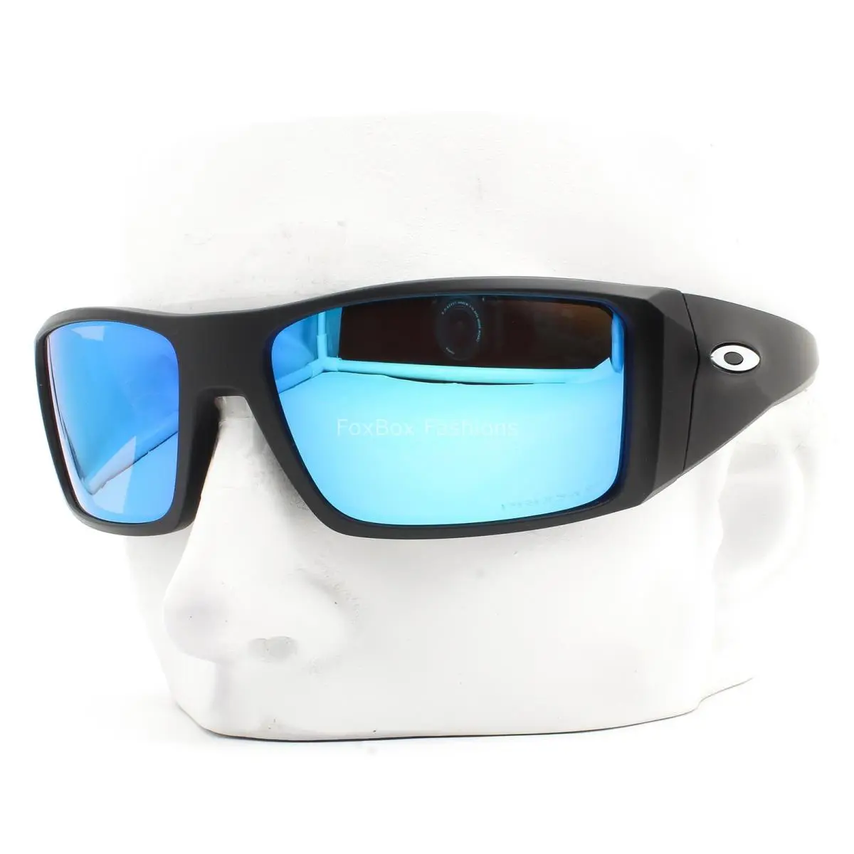 Heliostat Sunglasses Matte Black Prizm Sapphire Polar OO9231-2361 W/pouch by Oakley