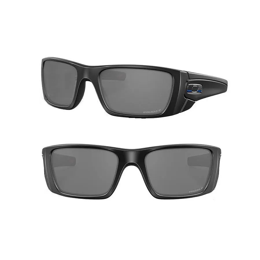 Fuel Cell Sunglasses / Matte Black / Thin Blue Line /prizm Polarized by Oakley