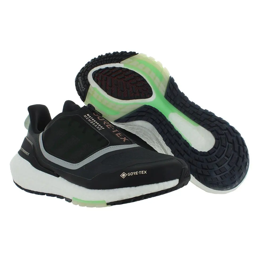 Adidas Ultraboost 22 Gtx Mens Shoes - Carbon/Cloud White/Beam Green, Main: Black