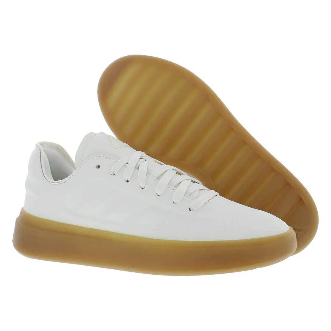 Adidas shoes - Cloud White/Gum, Main: White 4