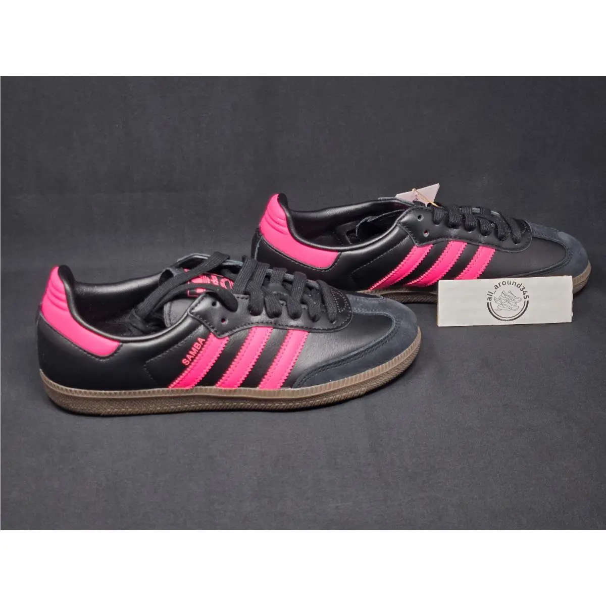 Adidas Samba OG Womens Multi Sizes Black Lucid Pink Gum Shoes JS1386 Nby