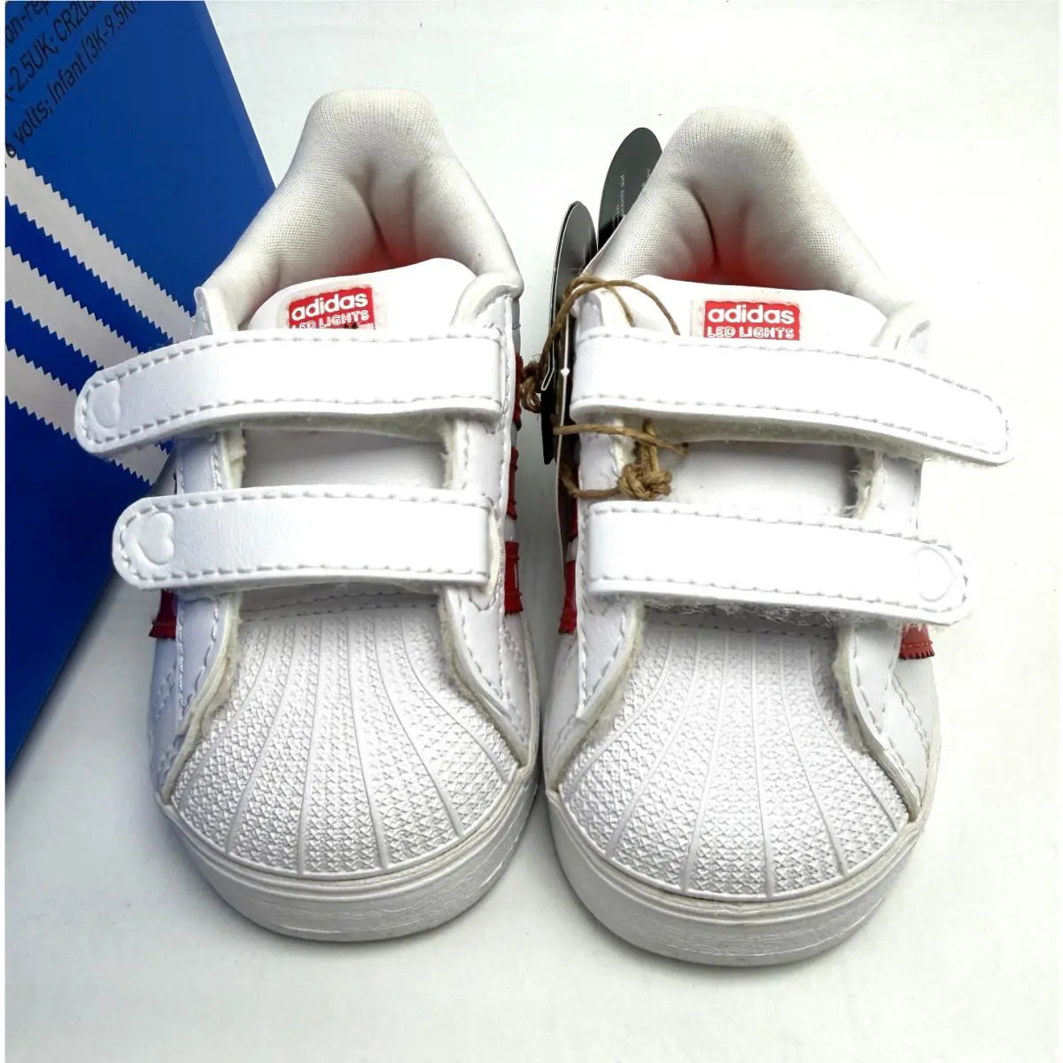 Adidas shoes - adidas Superstar LED Lights - Superstar LED Lights - Core Black/Bright Red/Cloud White 0