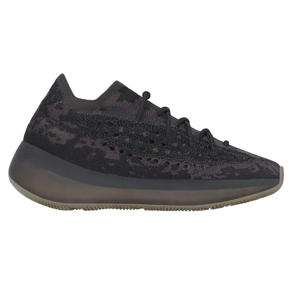 Adidas Yeezy Boost 380 Lace Up Mens Black Sneakers Casual Shoes FZ1270 - Black