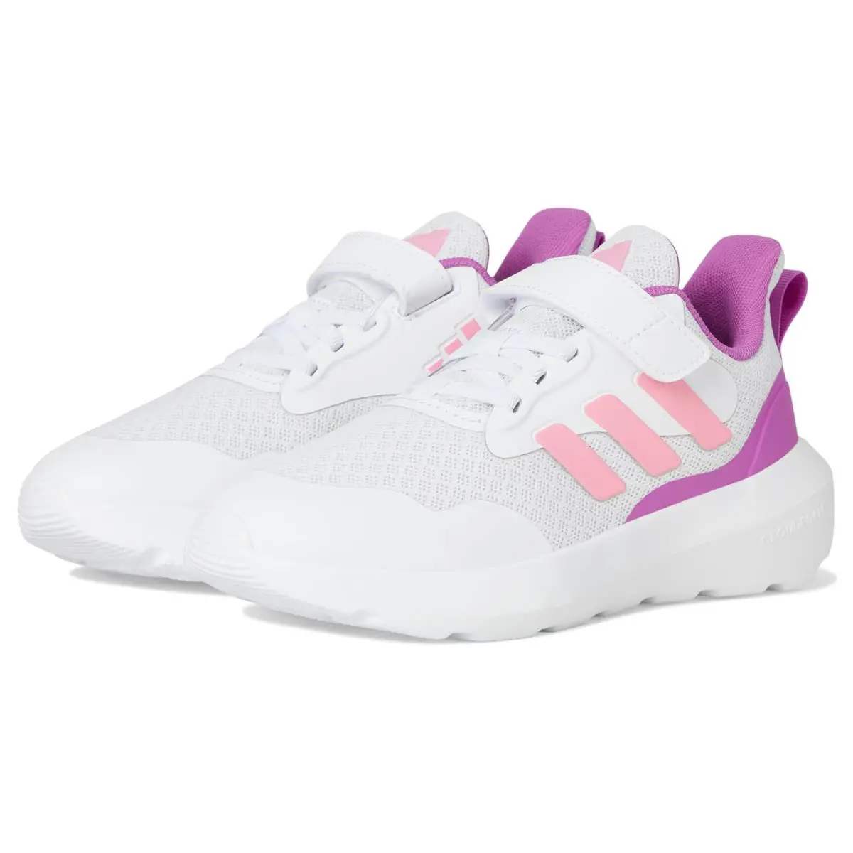 Children Unisex Shoes Adidas Kids Fortarun 2.0 Shoes Little Kid - White/Bliss Pink/Flash Pink
