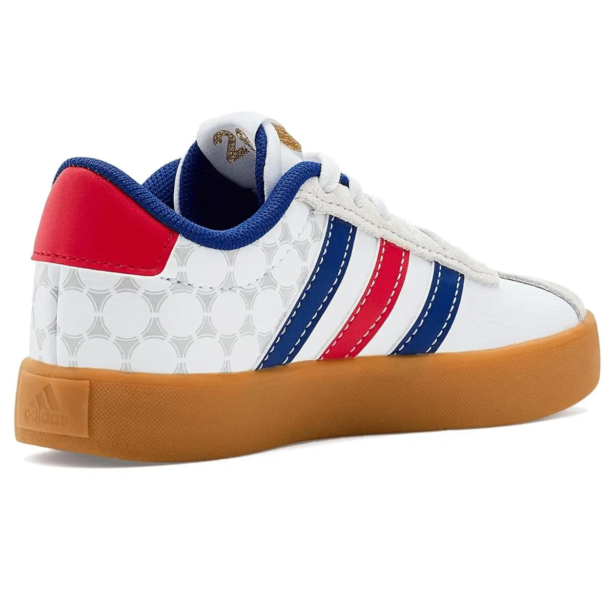 Adidas shoes - White/Pure Ruby/Mystery Ink 8