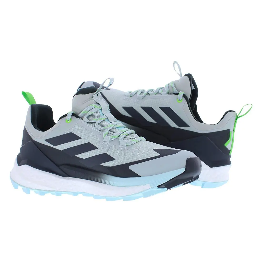 Adidas shoes - Semi Flash Aqua/Carbon/Lucid Lime, Main: Grey 1