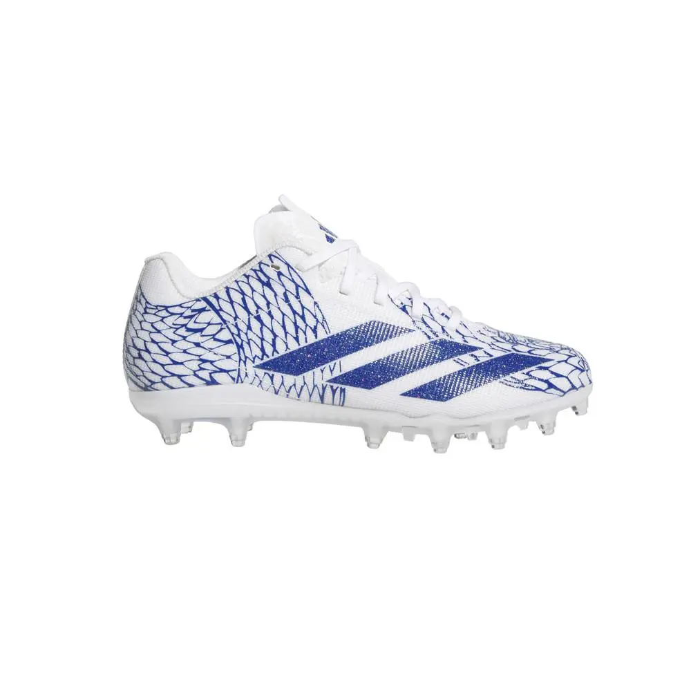 Adidas Adizero Electric.2 Football Cleats Youth Boys Blue White Sneakers Athlet - Blue, White