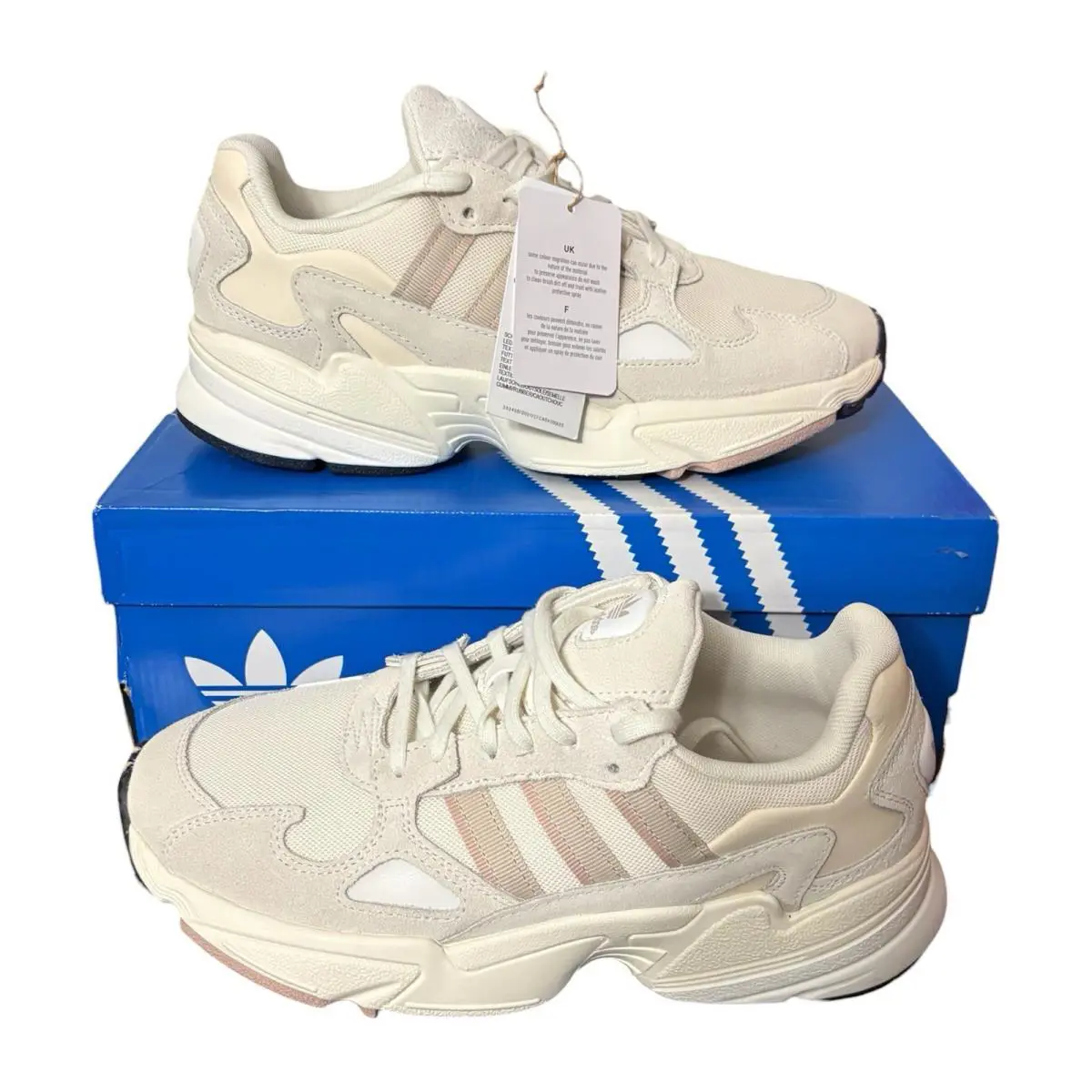 ID0530 Adidas Falcon “off White/beige” Women’s Shoes