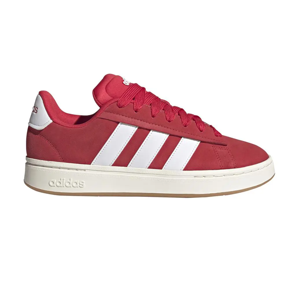 Adidas Grand Court Alpha Lace Up Mens Red Sneakers Casual Shoes JI1710 - Red