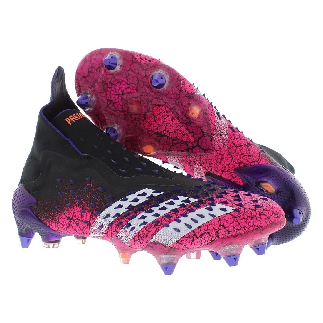 Adidas shoes - Core Black/Cloud White/Shock Pink, Main: Black 4