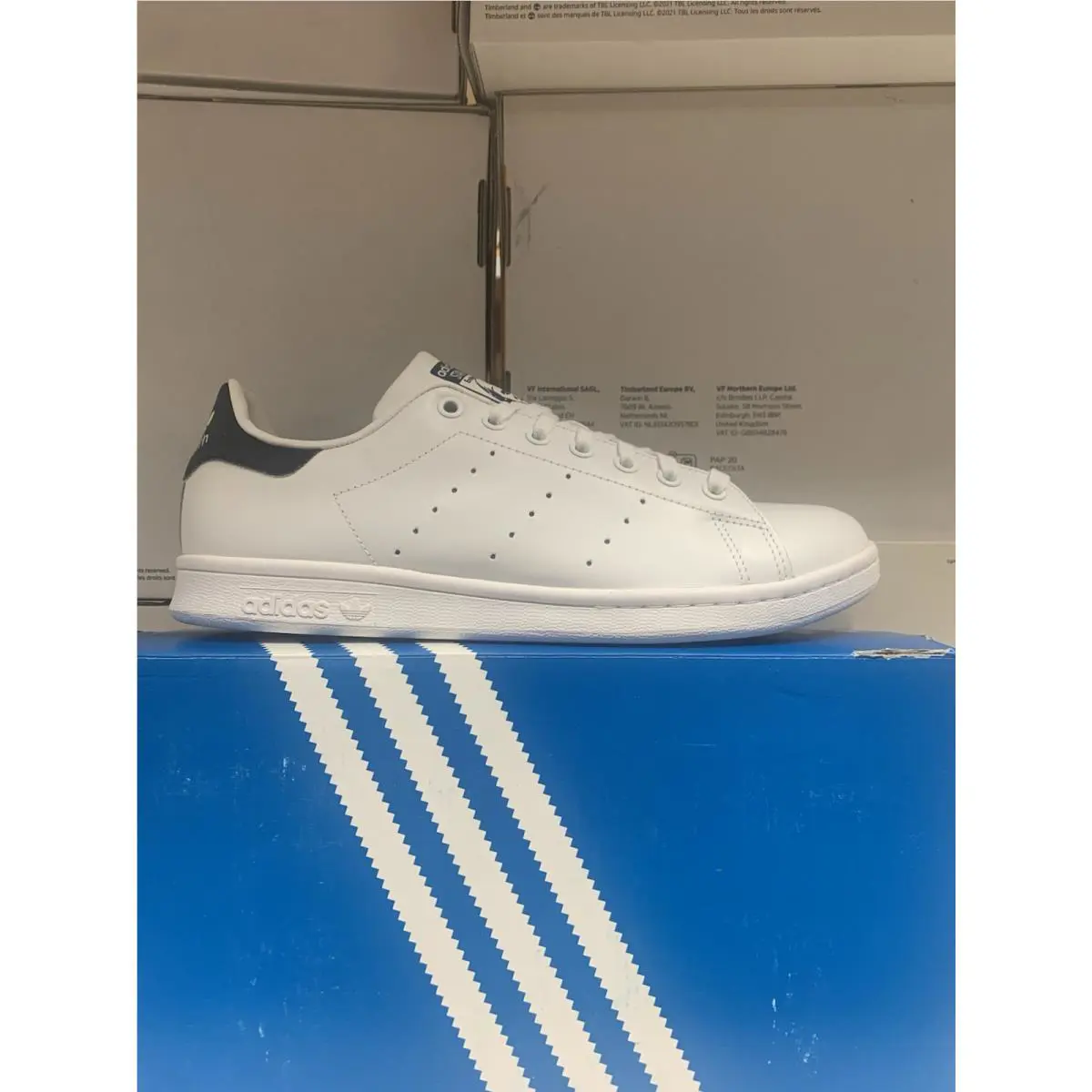 Adidas shoes - adidas Stan Smith - Stan Smith - M20325 - White/Blue 3