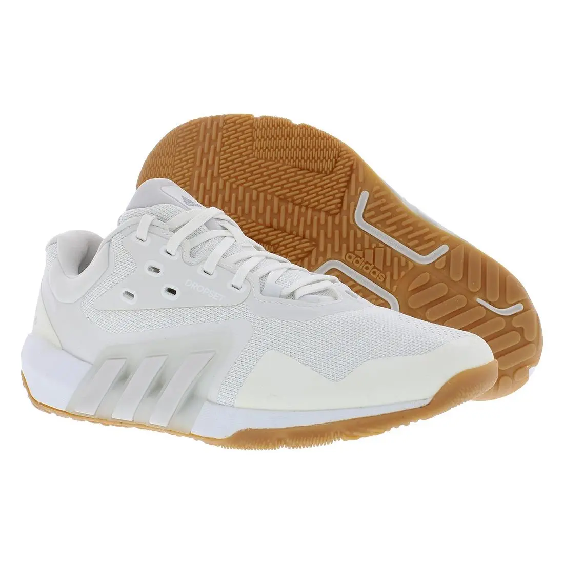Adidas shoes - Cloud White/Dash Grey/Silver Metallic, Main: White 4