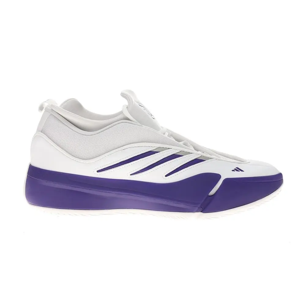 Adidas Dame 9 Weber State Wildcats Basketball Mens White Sneakers Athletic Shoe
