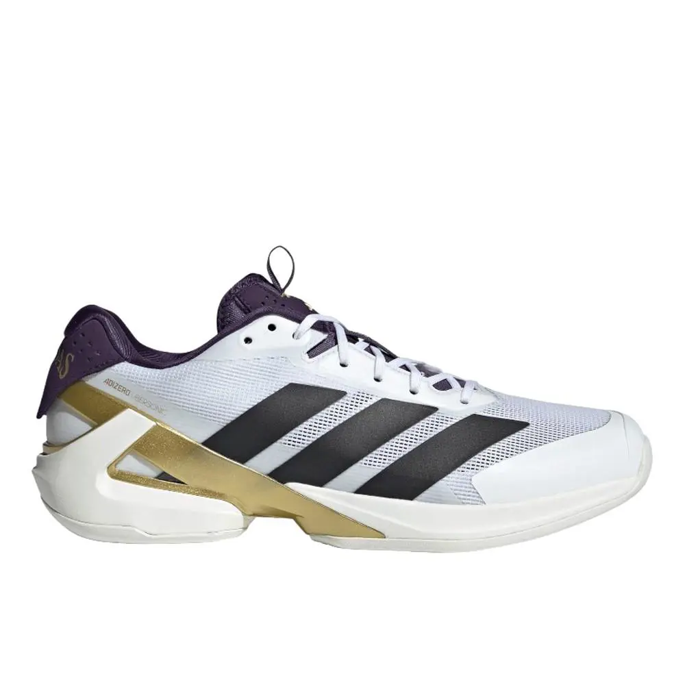 Adidas Adizero Ubersonic 5 Tennis Mens White Sneakers Athletic Shoes JQ3778 - White