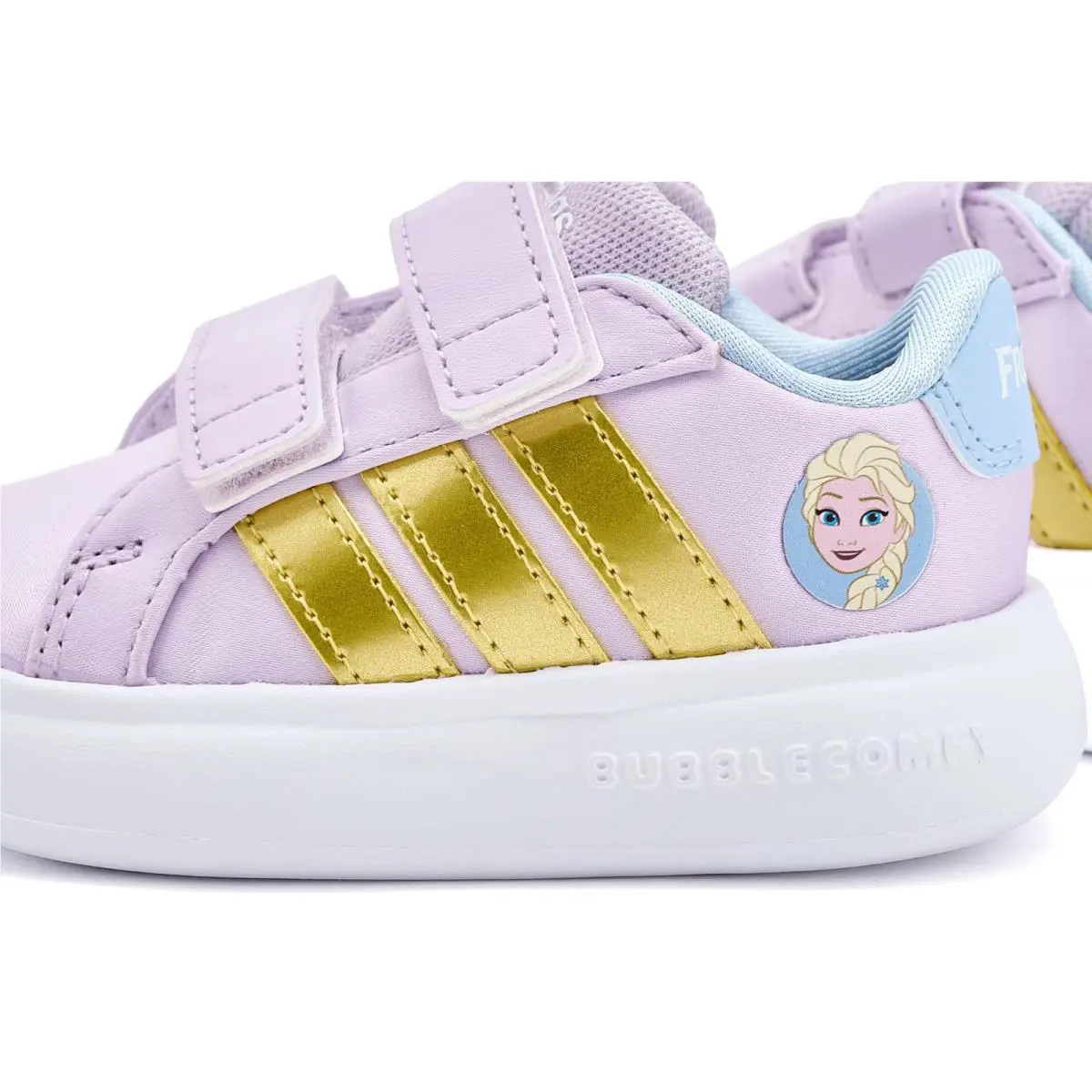 Adidas shoes - Ice Lavender/Gold Metallic/Blue 4