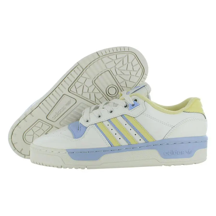 Adidas shoes - Core White/Almost Yellow/Blue Dawn, Main: White 2