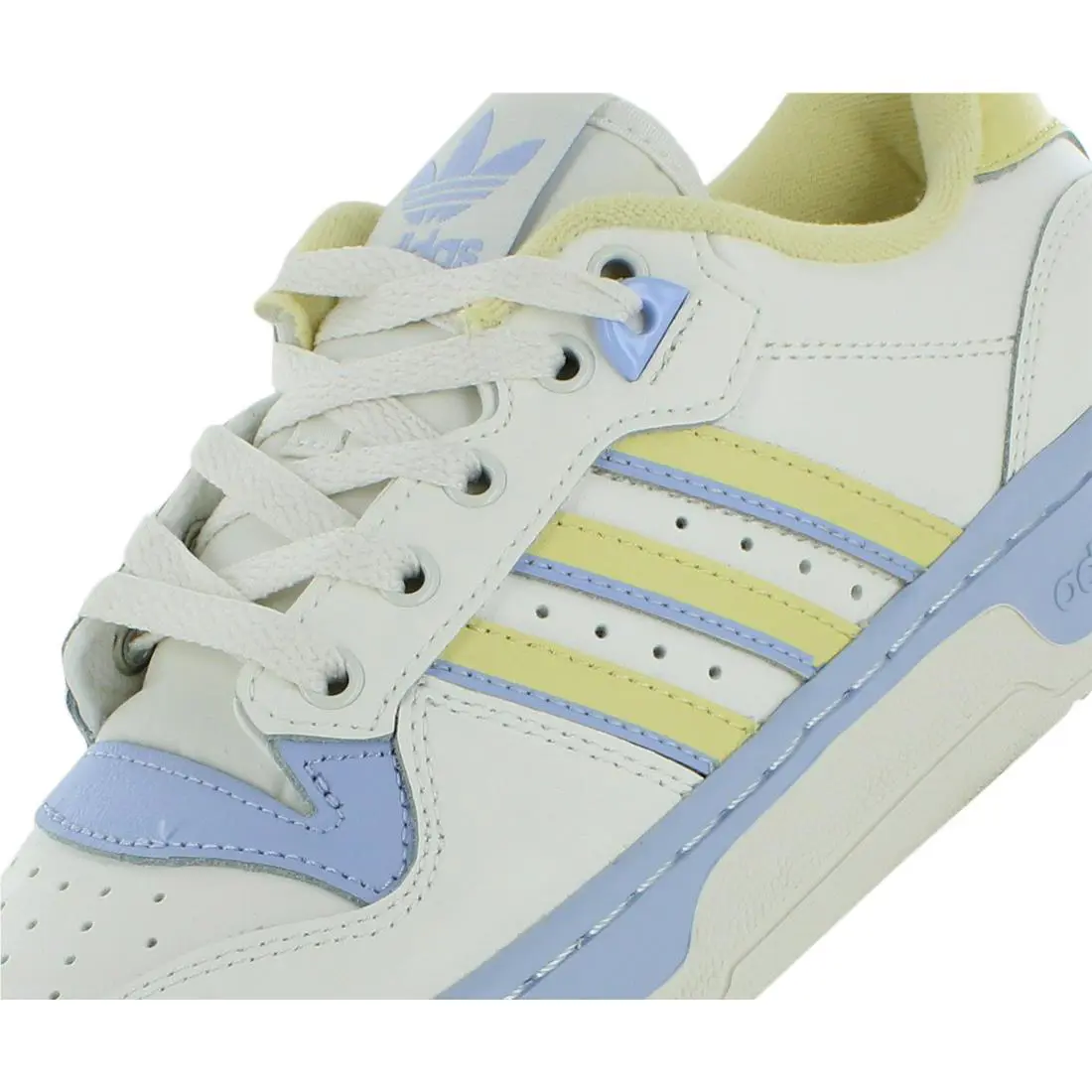 Adidas shoes - Core White/Almost Yellow/Blue Dawn, Main: White 4