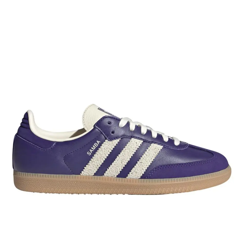 Adidas Samba Og Lace Up Womens Purple Sneakers Casual Shoes JI2736