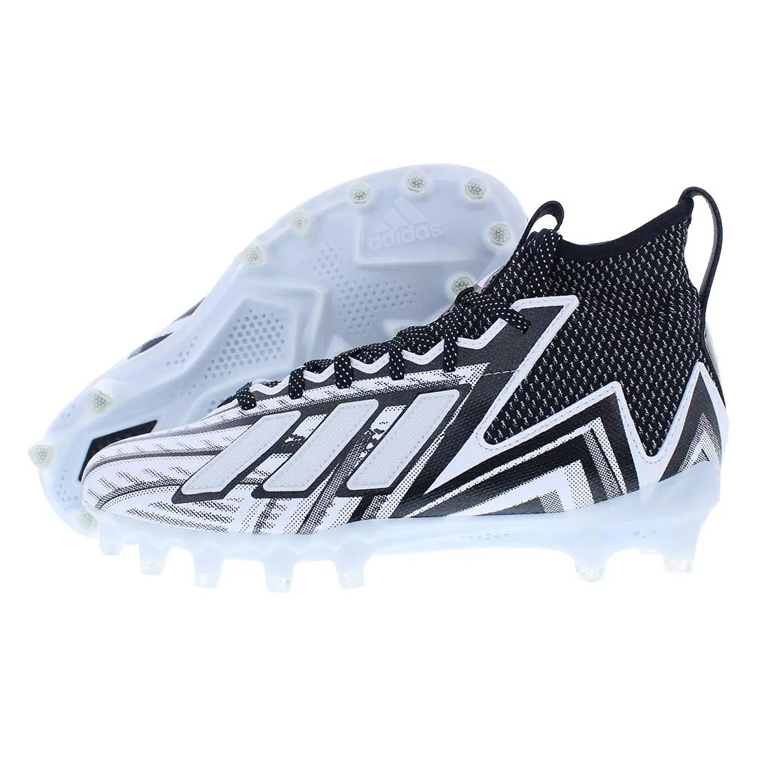 Adidas shoes - Black/White/Black, Main: Black 3