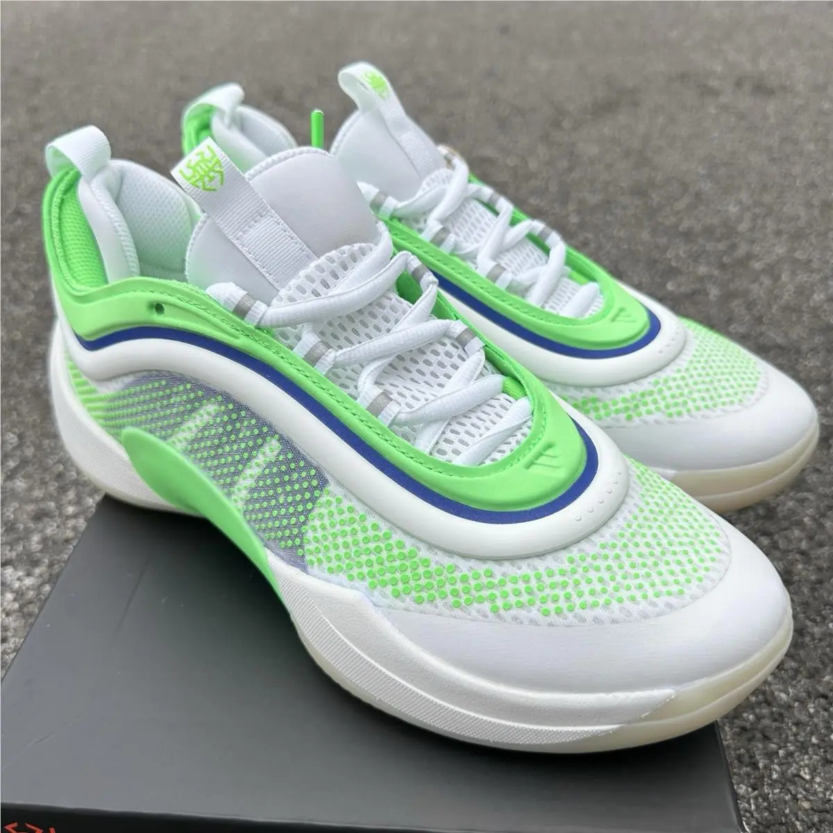 Adidas D.o.n. Issue #6 D.o.n. Issue 6 Metamorphosis White Green Blue Men`s Sizes 7-13 JQ2249