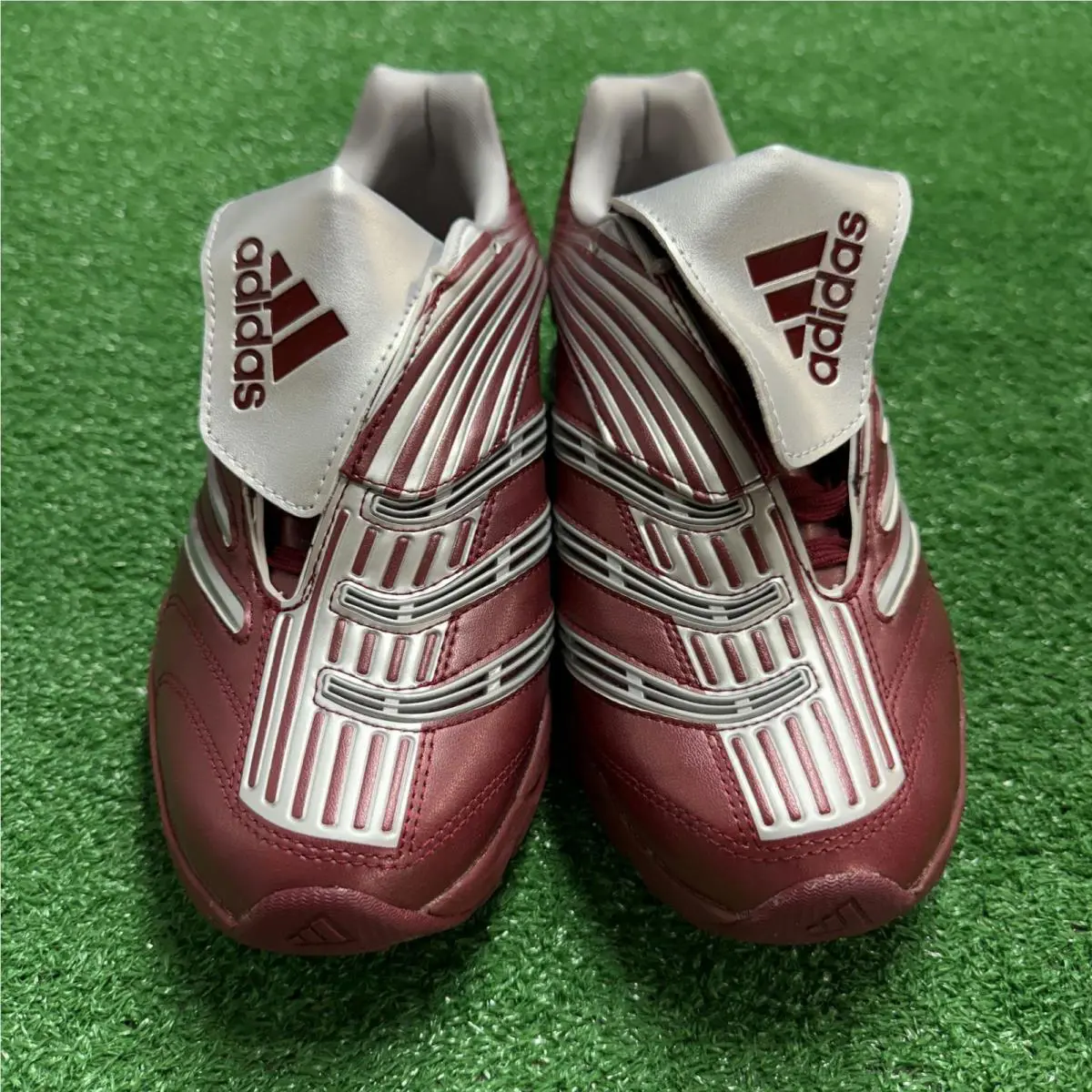 Adidas shoes - Predator Megaride Burgundy Silver Metallic - JS1554 - Blue 2