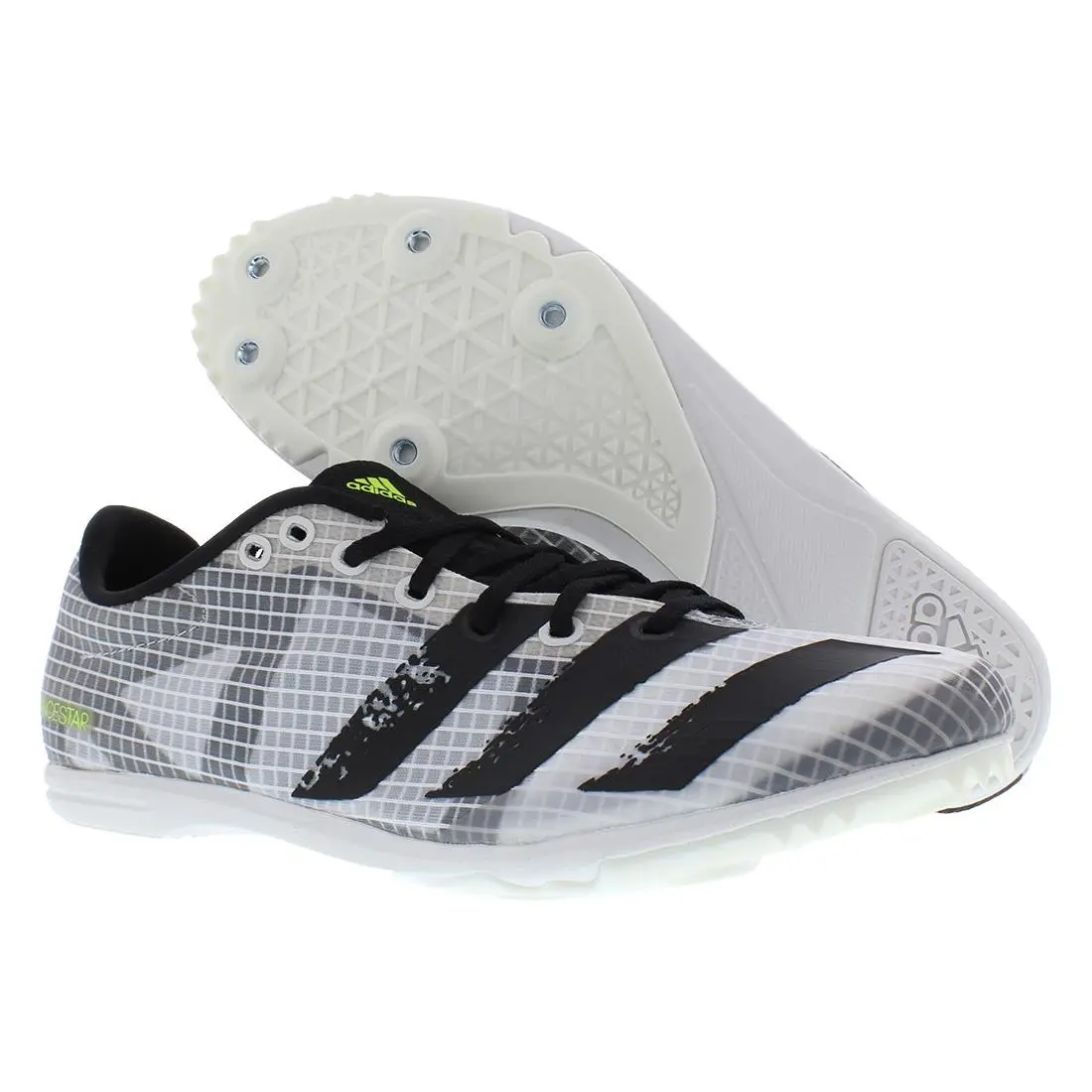 Adidas shoes - Crystal White/Core Black/Solar Yellow, Main: White 4
